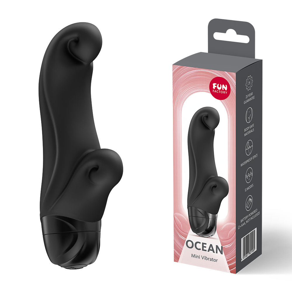 Fun Factory OCEAN Vibrator 14.5cm Black Main image