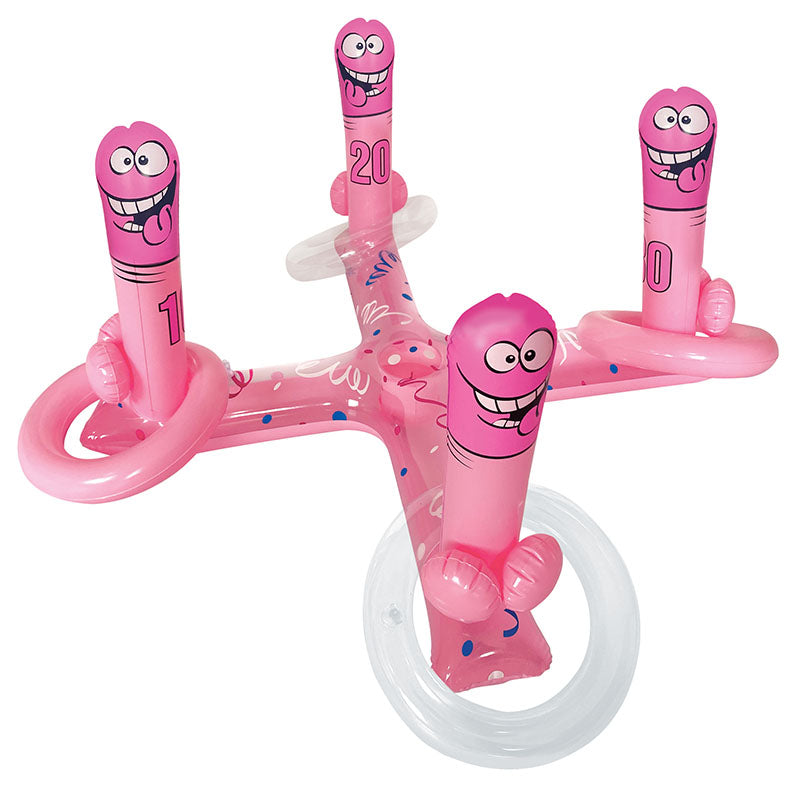 Ozze Inflatable Pecker Toss Game Hens Novelty Game Ozze