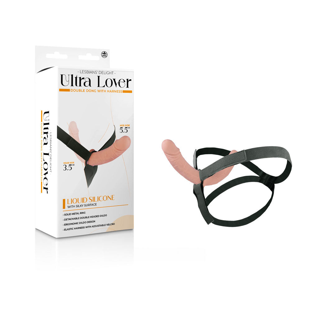 Ultra Lover - Flesh - Flesh 14 cm Strap-On with 9 cm Internal Dildo Excellent Power Main image