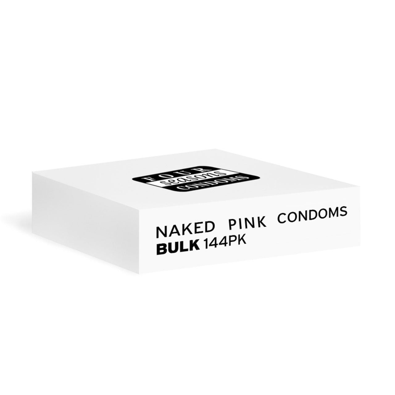 Four Seasons Naked Pink Condoms Bulk Box Of 144 Four Seasons Main image
