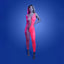 Fantasy Lingerie GLOW Hyperdrive Bodystocking Glow In Dark Pink One Size Fantasy Lingerie