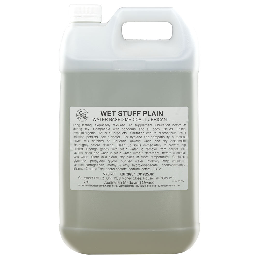 Wet Stuff Plain Water Based Lubricant With Vitamin E Secondary image