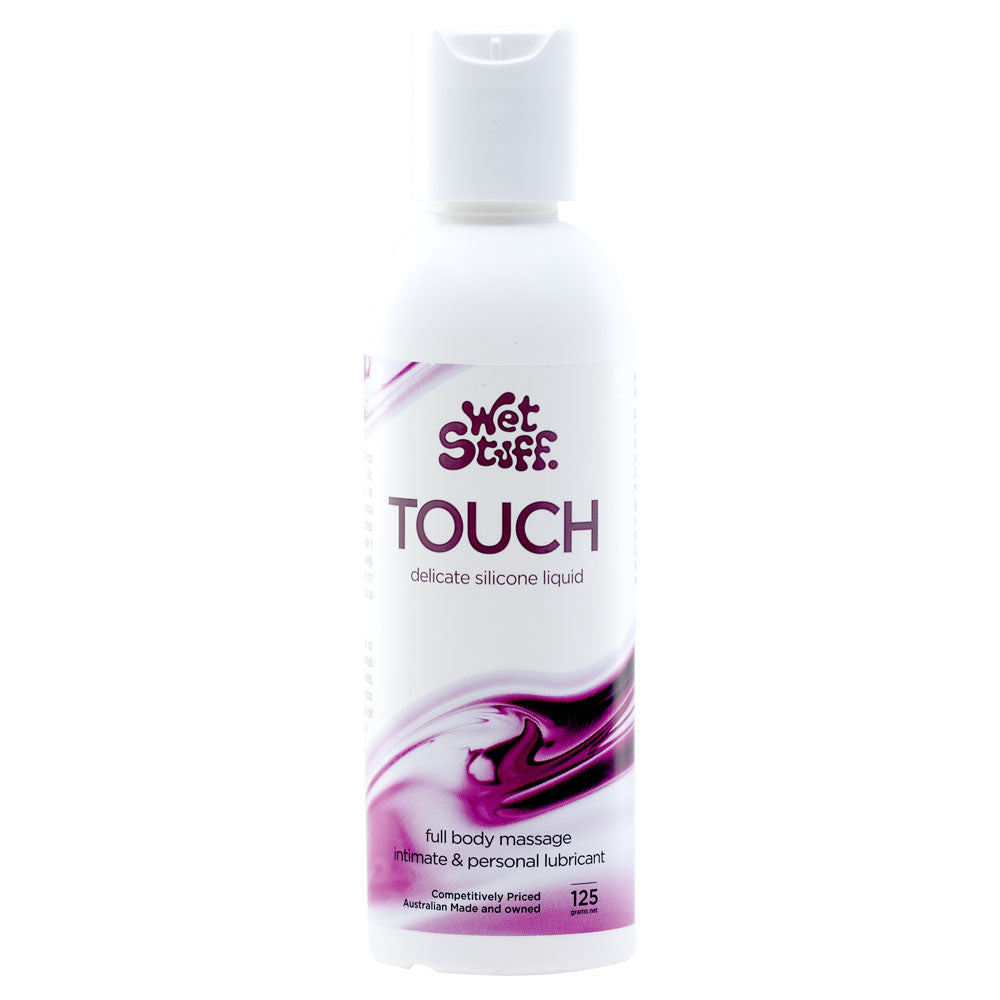 Wet Stuff Touch Disk Top Silicone Lubricant 125g Bottle Wet Stuff