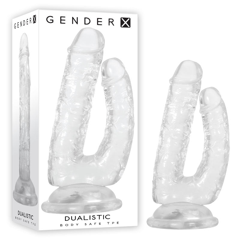 Gender X DUALISTIC Double Penetrating Dong 23.5cm Clear Gender X Main image
