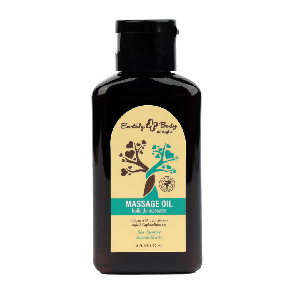 Earthly Body EB Hemp Seed Scented Massage Oil 60ml Bottle Earthly Body Main image