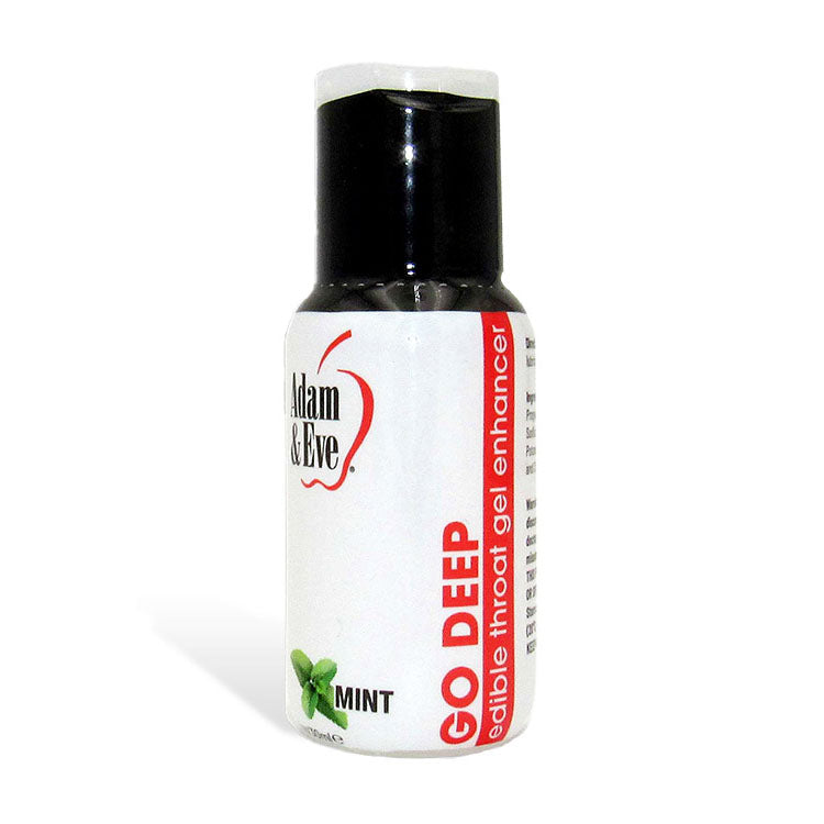 Adam & Eve GO DEEP Throat Gel Mint Flavoured Oral Sex Gel 30ml Adam & Eve Main image