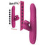 Adam & Eve ROSE GOLD REVOLVING RABBIT USB Rechargeable Spinning & Thrusting Rabbit Vibrator 22.5cm Adam & Eve
