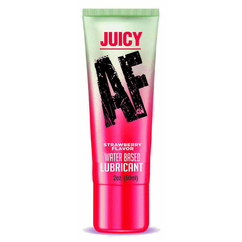 Little Genie Juicy AF Strawberry Flavoured Water Based Lubricant 60ml Tube Little Genie Main image