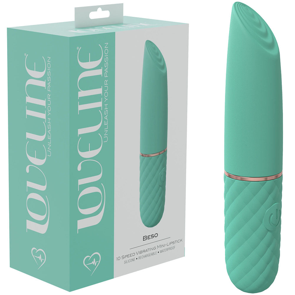 Shots Toys LOVELINE Beso USB Rechargeable Mini Lipstick Vibrator Shots Toys Main image