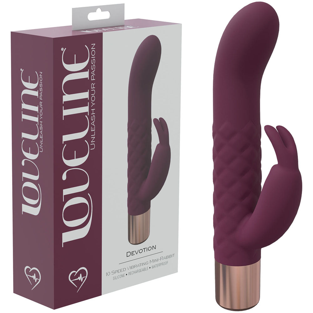Shots Toys LOVELINE Devotion USB Rechargeable Rabbit Vibrator 14.2cm Shots Toys Main image