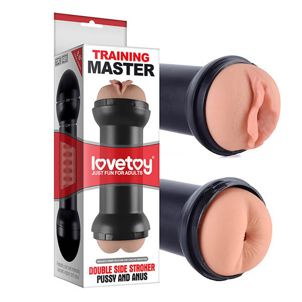 Lovetoy Training Master Pussy & Ass Double Sided Stroker Lovetoy