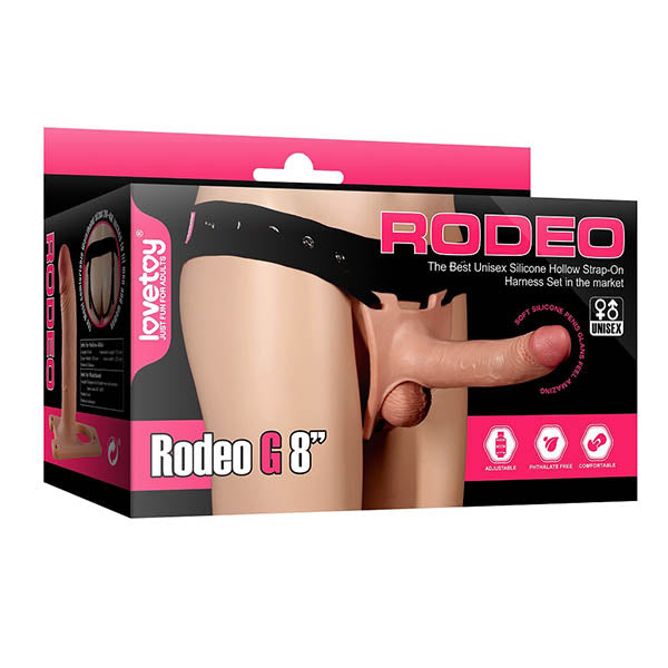 Ingen Hollow G 8'' - Flesh 20.3 cm Hollow Strap-On Lovetoy