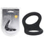 Shots Toys LEVELZ Double O Silicone Cock & Ball Ring Large Black Shots Toys