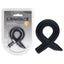 Shots Toys LEVELZ Pencil Liquid Silicone Cock Ring Black Shots Toys