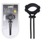 Shots Toys LEVELZ Wide Detachable Lasso Cock Ring Black Shots Toys