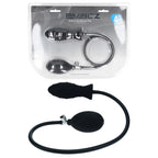 Shots Toys LEVELZ Ribbed Inflatable Anal Plug Black Shots Toys