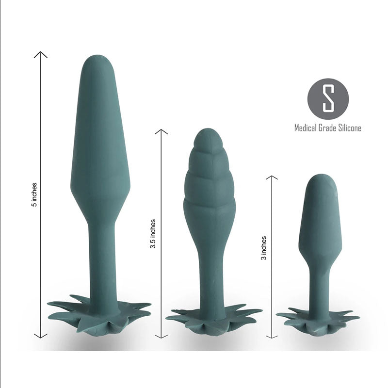 Maia Doobies Hemp Butt Plugs Set of 3 Sizes Maia Toys Main image