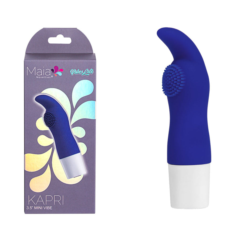 Maia KAPRI USB Rechargeable Bullet Vibrator 8.9cm Blue