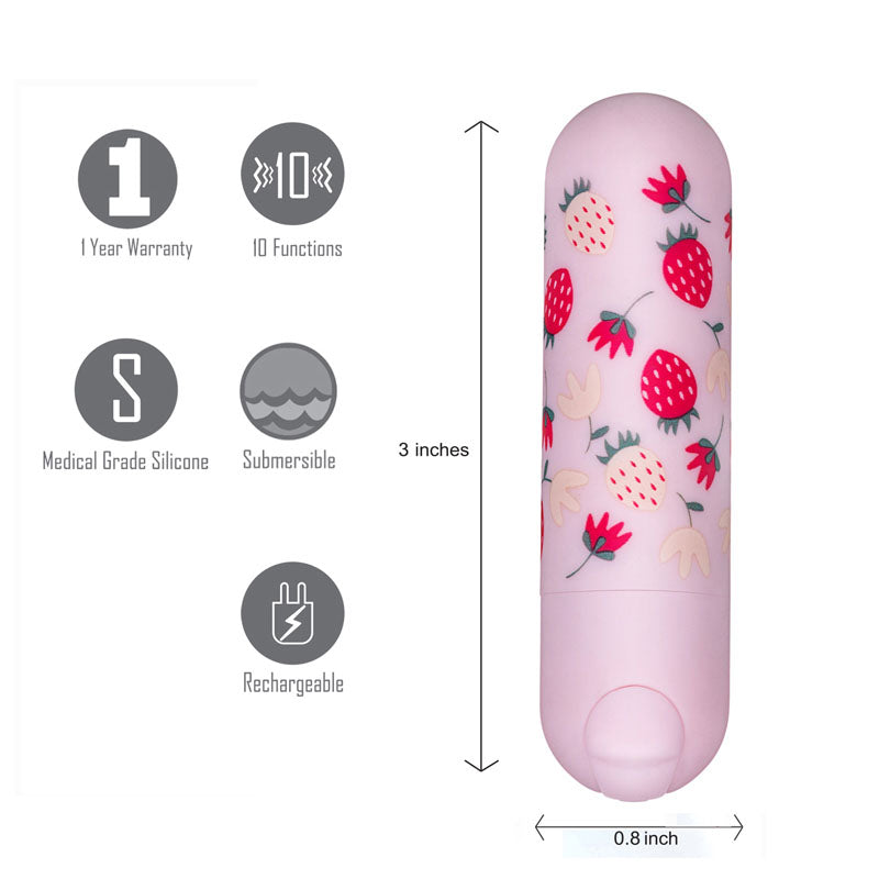 Maia Bari USB Rechargeable Bullet Vibrator 7.6cm Maia Toys