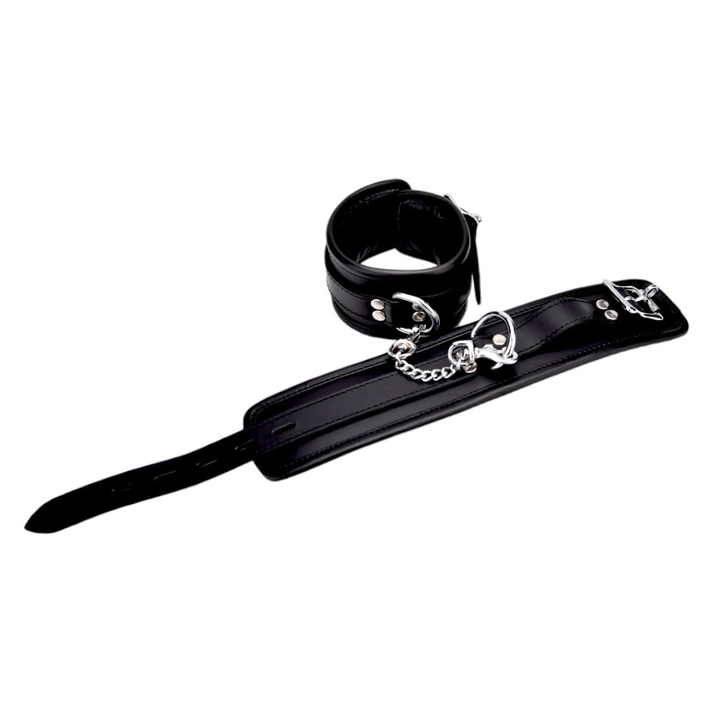 Bound Leather Wrist Restraints