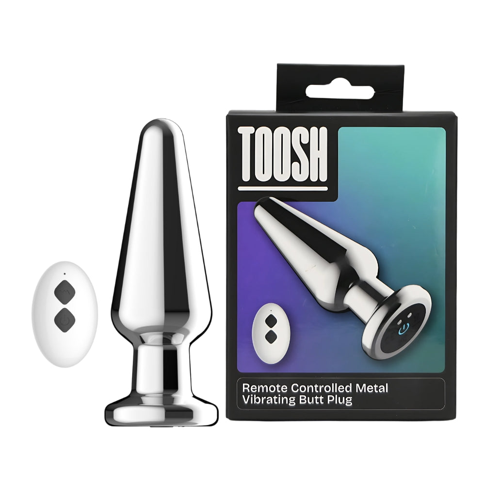 Toosh Remote Controlled Metal Vibrating Butt Plug Main image