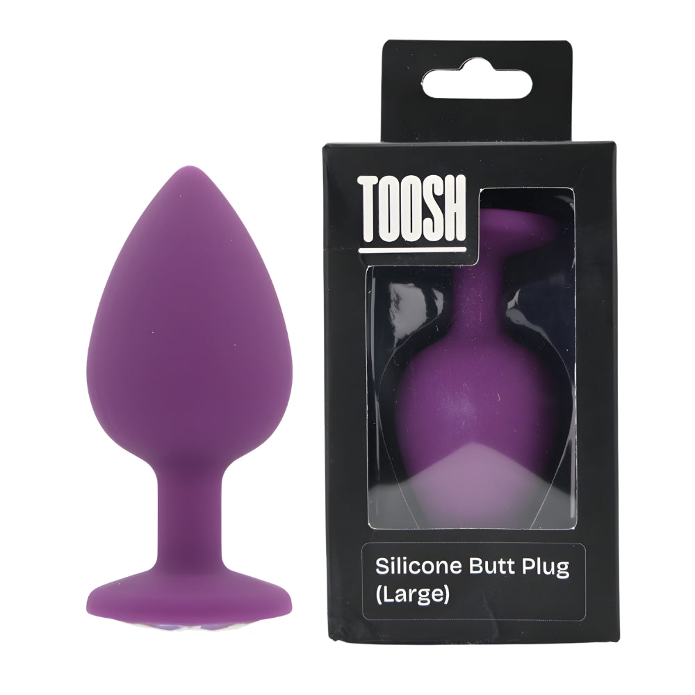 Toosh Purple Silicone Butt Plug Main image