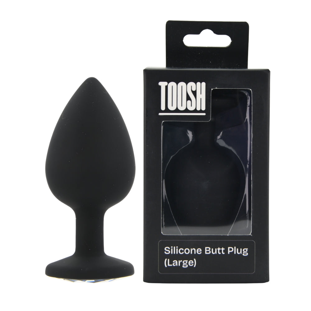 Toosh Black Silicone Butt Plug