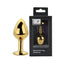 Toosh Gold Metal Butt Plug Medium