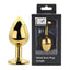 Toosh Gold Metal Butt Plug Large