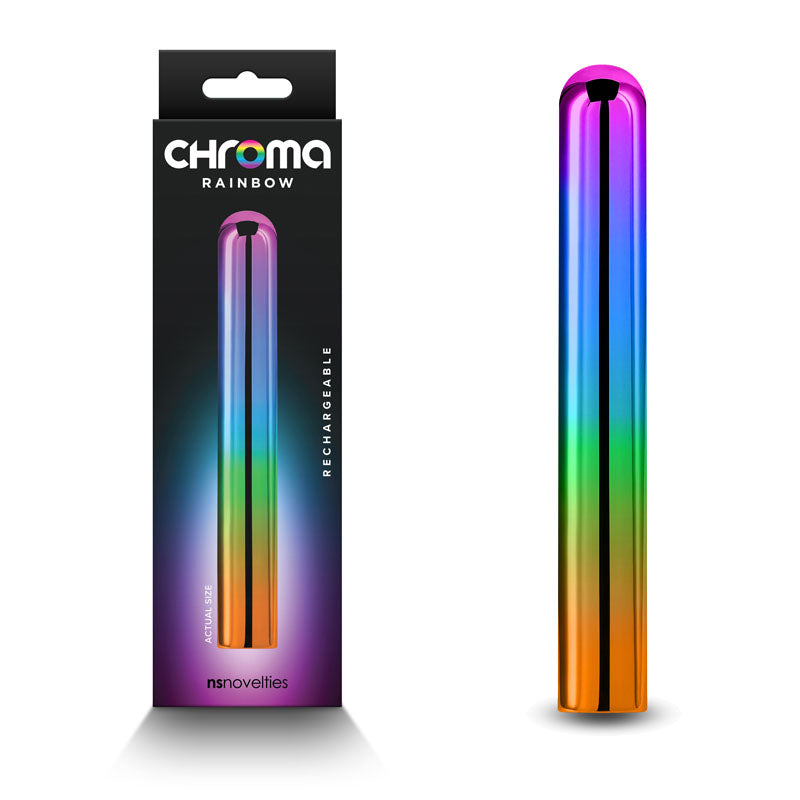 Chroma Metallic Rainbow USB Rechargeable Vibrator 13.8cm NS Novelties Main image