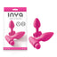 NS Novelties INYA Vibes O Spades Pink Vibrating Butt Plugs Set Of 2