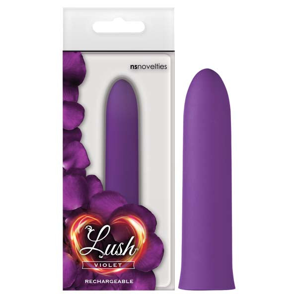 NS Novelties Lush Violet USB Rechargeable Mini Vibrator 3.7 Inch NS Novelties Main image