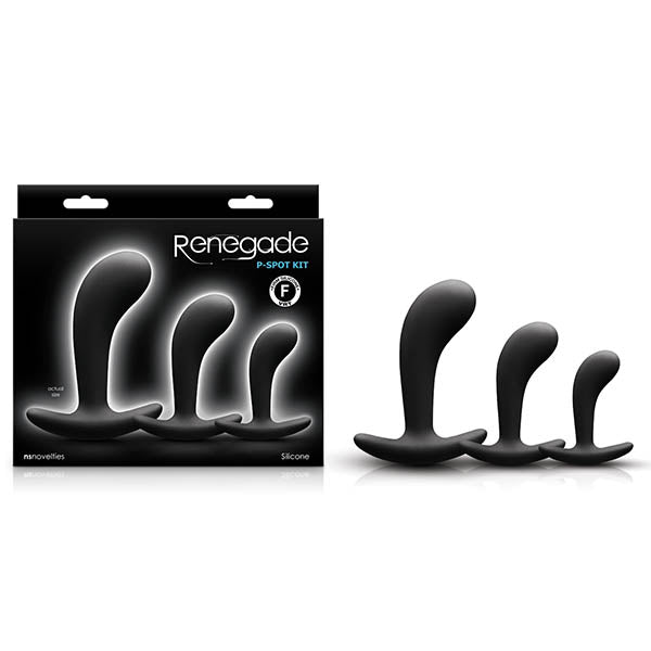 NS Novelties Renegade P Spot Kit Anal Plugs Set Of 3 Sizes NS Novelties Main image
