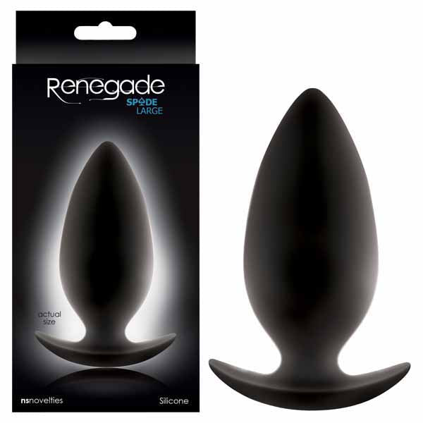 NS Novelties Renegade Spades Butt Plug Large NS Novelties Main image