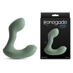 NS Novelties Renegade Outlaw USB Rechargeable Vibrating Prostate Massager 12cm Sage Green