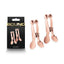 Bound Nipple Clamps C1 Nipple Clamps Set of 2 Rose Gold NS Novelties