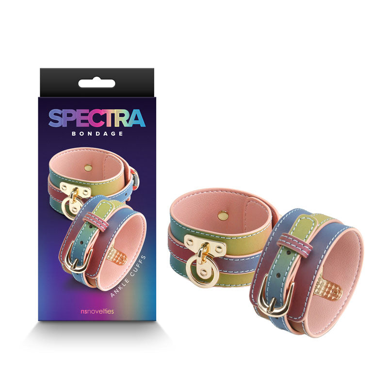 Spectra Bondage Ankle Cuffs Restraints Rainbow NS Novelties Main image