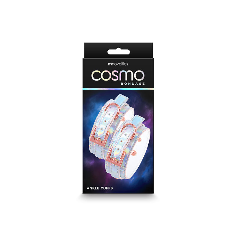 Cosmo Bondage Ankle Cuffs Restraints Metallic Rainbow NS Novelties Main image