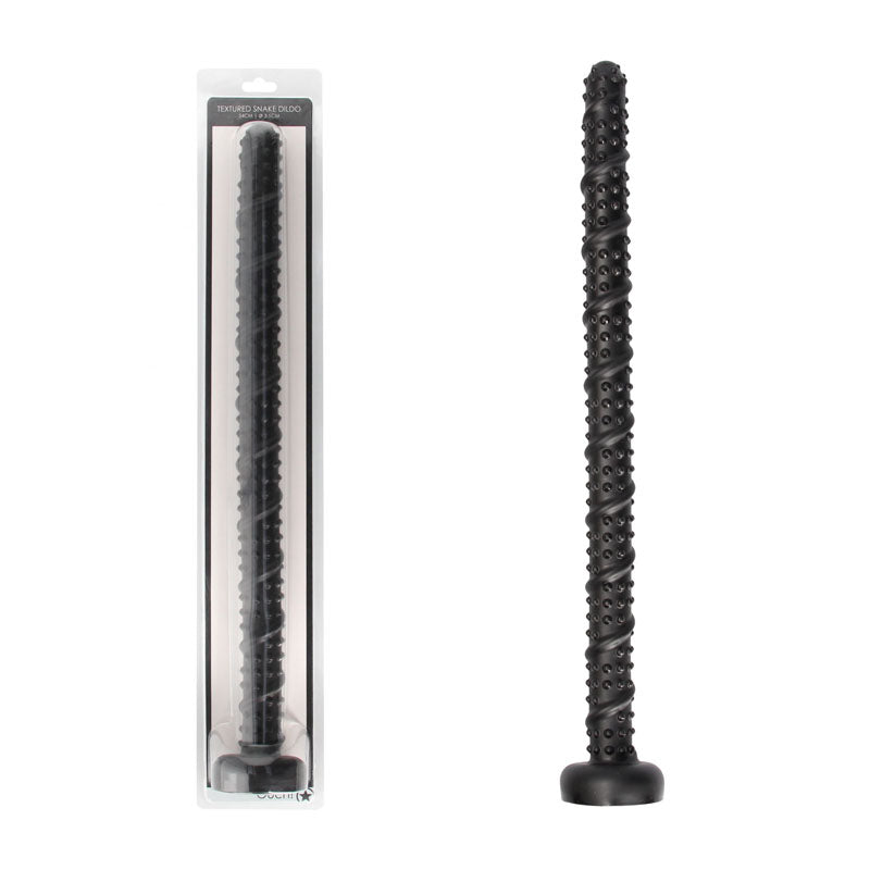 Shots Toys OUCH! Ass Textured Snake Dildo Anal Snake Shots Toys Main image