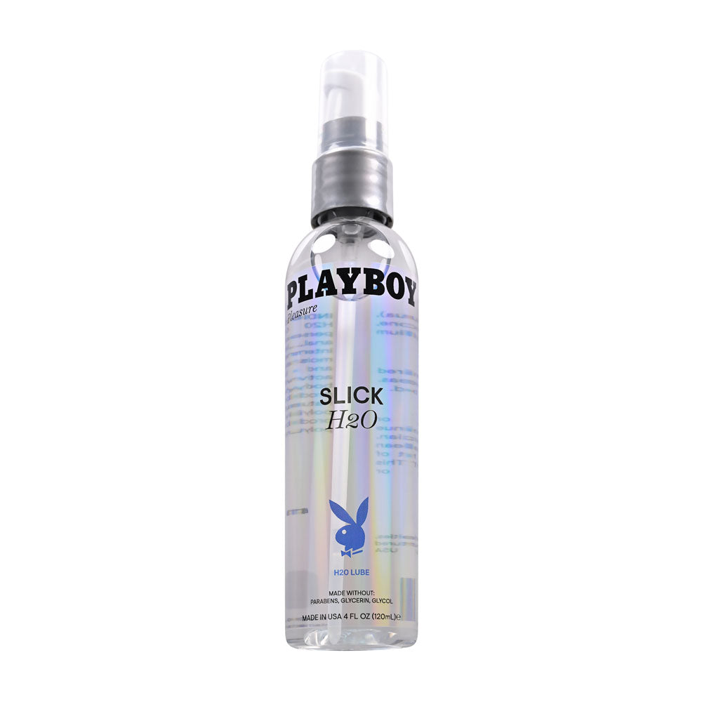 Playboy Pleasure SLICK H2O Water Based Lubricant 120ml Bottle Playboy Pleasure Main image