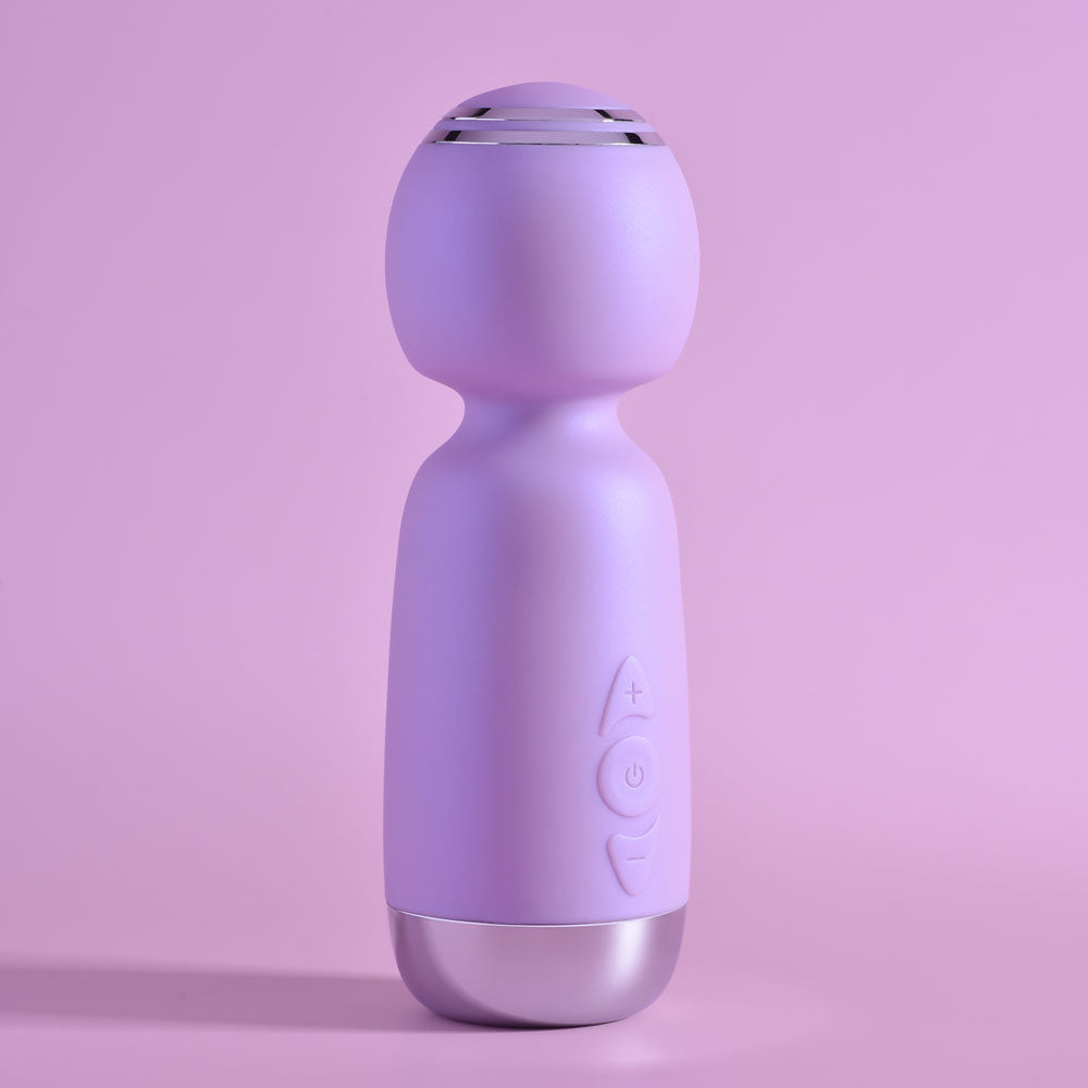 Playboy Pleasure ROYAL MINI USB Rechargeable Mini Wand Vibrator 12.5cm Playboy Pleasure