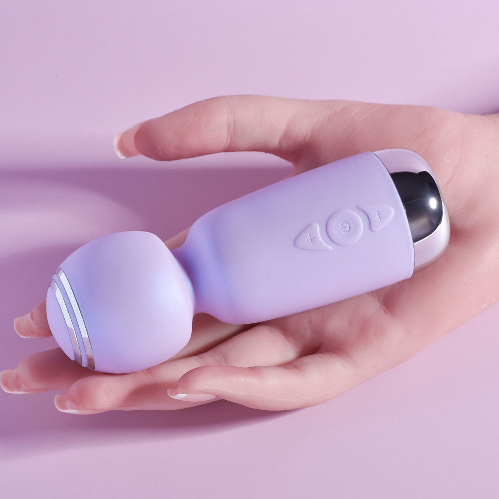 Playboy Pleasure ROYAL MINI USB Rechargeable Mini Wand Vibrator 12.5cm Playboy Pleasure