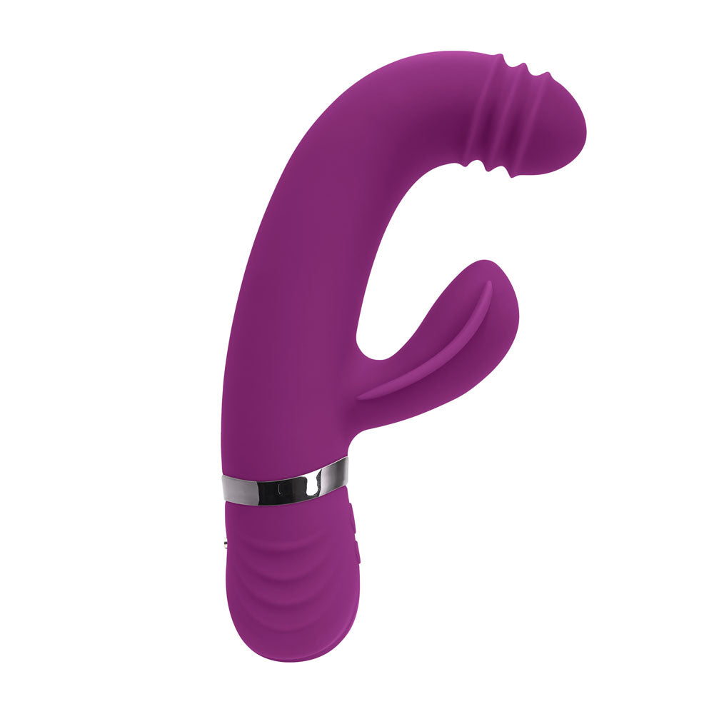Playboy Pleasure TAP THAT USB Rechargebale Rabbit Vibrator 16.5cm Secondary image