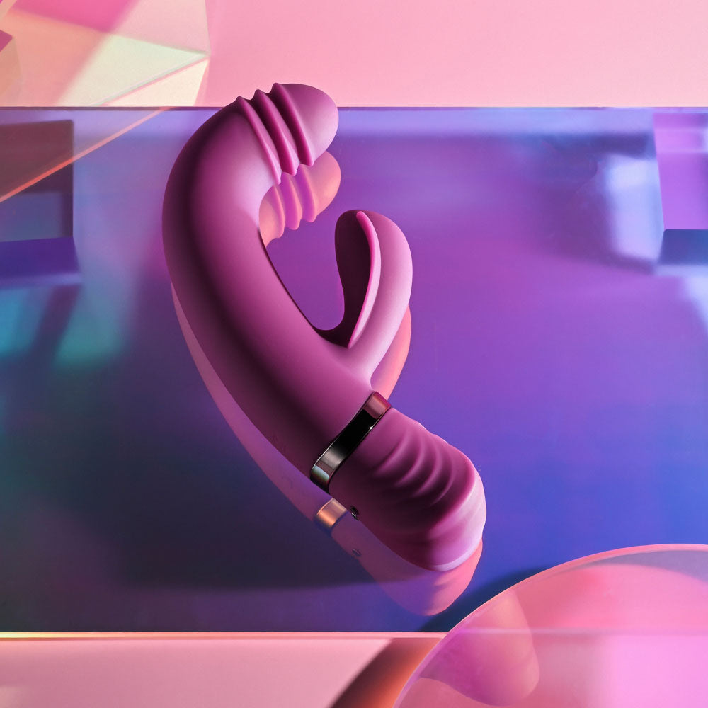 Playboy Pleasure TAP THAT USB Rechargebale Rabbit Vibrator 16.5cm Playboy Pleasure
