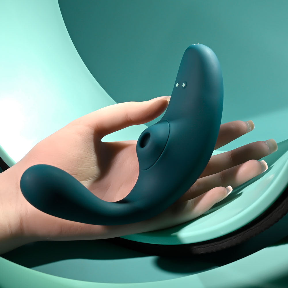 Playboy Pleasure CHARMER USB Rechargeable Vibrator With Clitoral Suction Playboy Pleasure