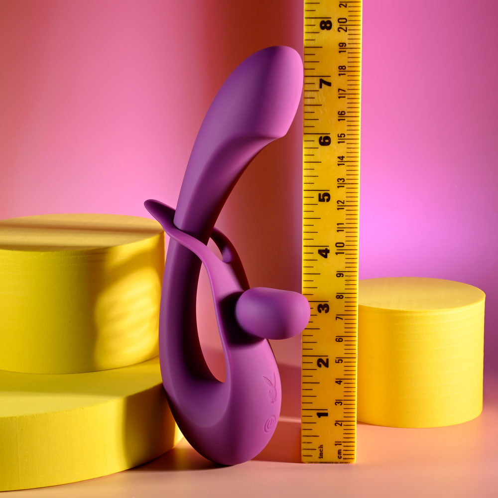 Playboy Pleasure CHA CHA SLIDE USB Rechargeable Rabbit Vibrator Playboy Pleasure