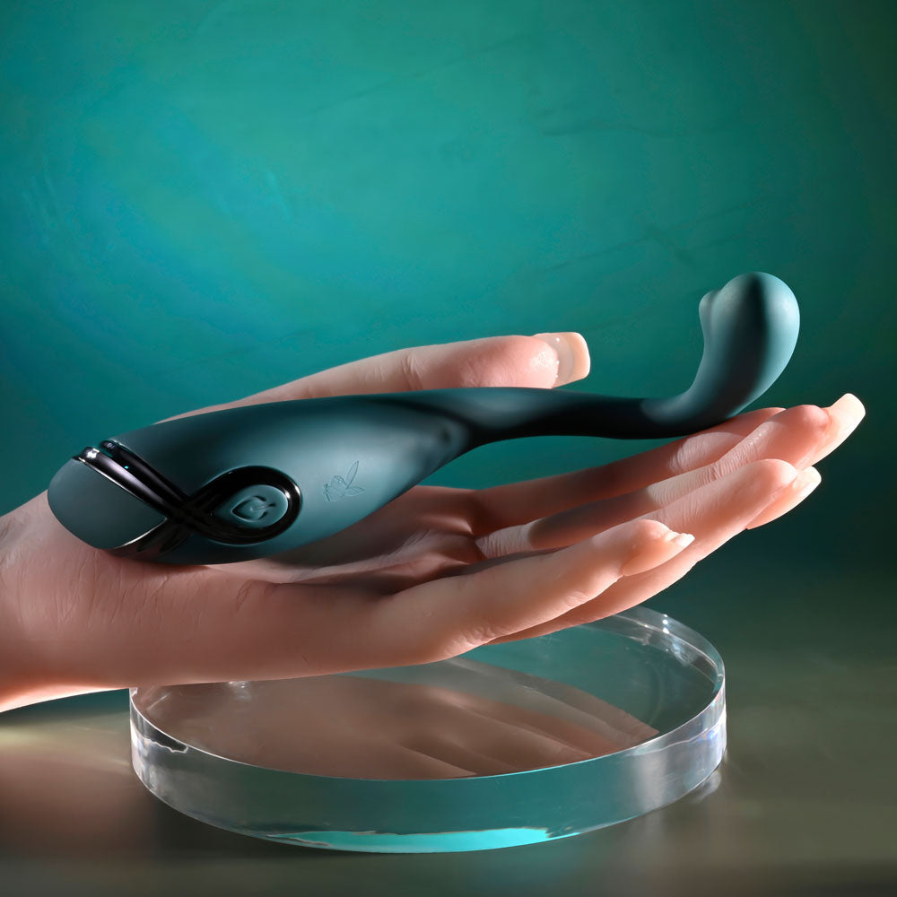 Playboy Pleasure PINPOINT PERFECTION USB Rechargeable Poseable Vibrator Playboy Pleasure