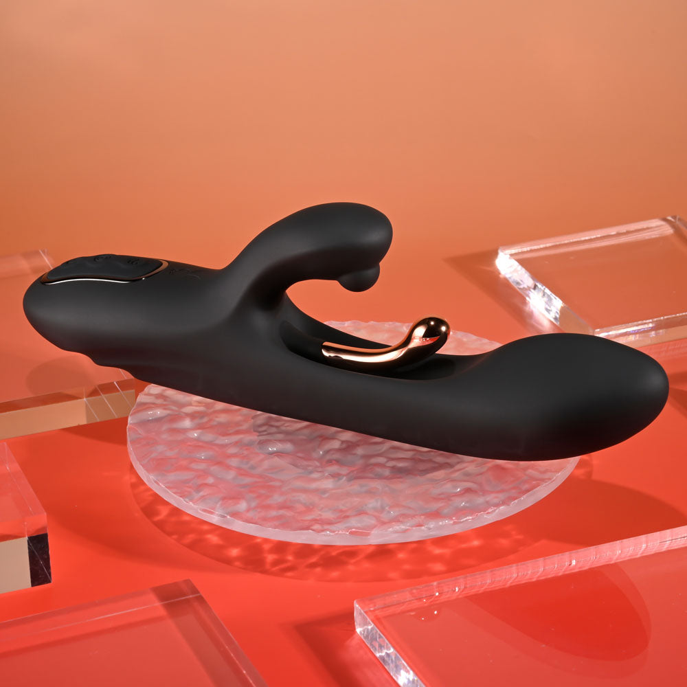 Playboy Pleasure AUREUS USB Rechargeable Rabbit Vibrator with Internal Flicker Playboy Pleasure