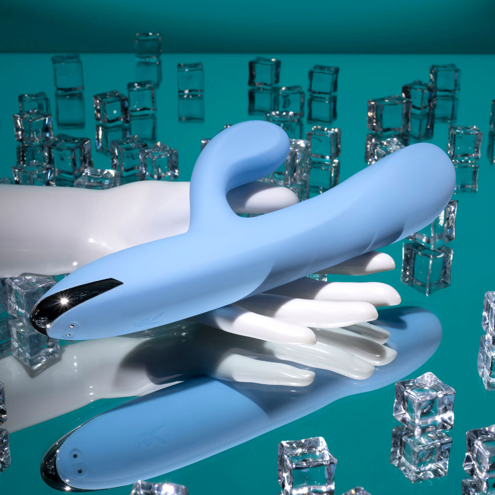 Playboy Pleasure UP AND AWAY USB Rechargeable Rabbit Vibrator Playboy Pleasure