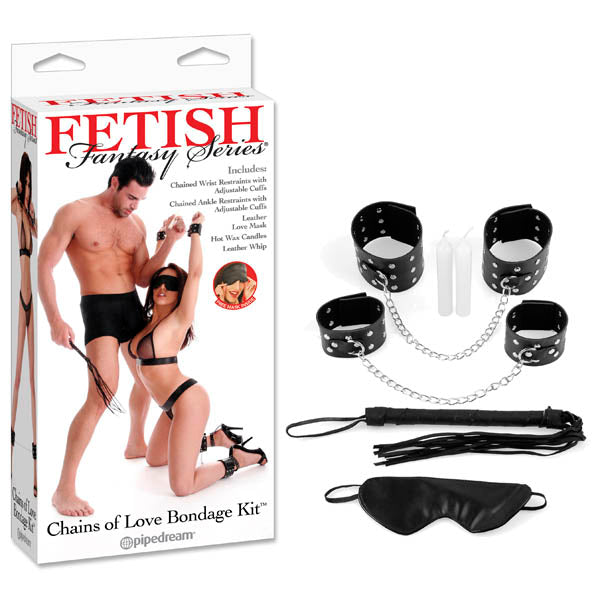 Fetish Fantasy Series Chains Of Love Bondage Kit 5 Piece Set Pipedream